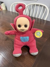 Vintage 1998 Hasbro Playskool Talking Po Plush Toy - Teletubbies