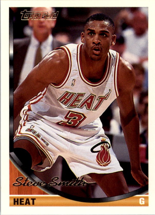 1993-94 Topps Gold #10 Steve Smith UER (Kings in `90-91; not in NBA that year)