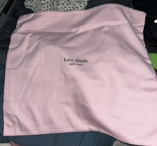 New Kate Spade Cotton Dust Bag for Handbags Pink About 19.5 x17