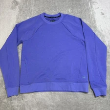 Janji Pullover Sweater Womens Small Purple Crewneck Secure Pocket Running