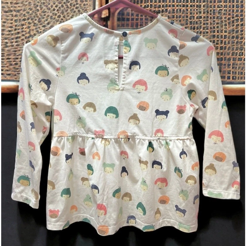 Girl’s Pink Chicken Bows and Faces Dollie Peplin Top size 10 - Image 2 of 4