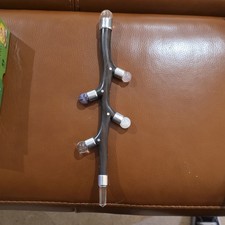 Rosewood Tree Crystal Healing Wand with Amethyst and Quartz Point