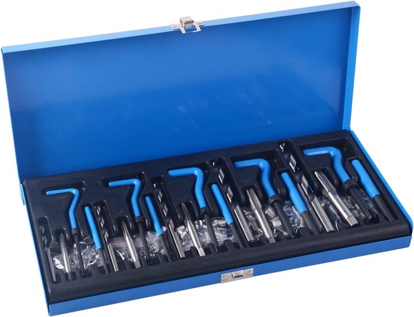 Gewinde Reparatur Set 151 Tlg. Helicoil EinsatzhüLsen M5-M12 Edelstahl Metrisch-image