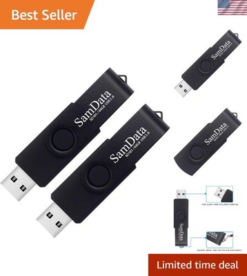 64GB USB Flash Drives 2 Pack 64GB Thumb Drives Memory Stick Jump Drive with L...