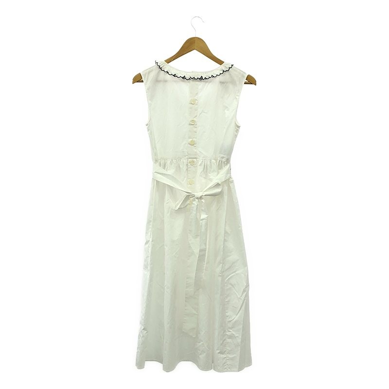 【25SS NEW】MiuMiu_women / ショート コットン ドレス /White Short tweed dress