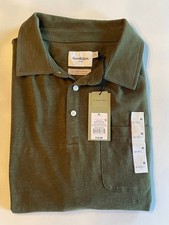 Goodfellow  Co Olive Military Green Polo Shirt Men's XL Short Sleeve W/Pocket