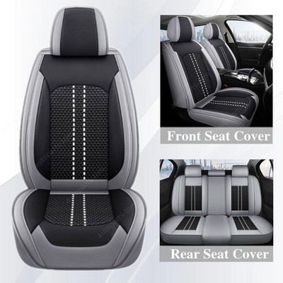New Car 5 Seat Covers PU Leather Cushion Pad Fits 2000-2024 Chevrolet Malibu