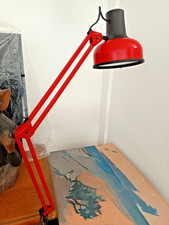 LAMPE DE BUREAU D'ARCHITECTE VINTAGE DESIGN FINLANDAIS  "LIVAL" ANNEES 80TBE