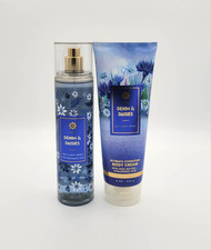 Bath  Body Works Denim  Daisies Fine Fragrance Body Mist  Body Cream Set of 2