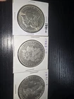 3-$1 Morgan Silver Dollar 1888-O, 1891-SAnd 1884-O