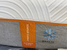 TempurPedic CONTOUR ELITE BREEZE QUEEN 12.5” MATTRESS CLOSEOUT FAST SHIP
