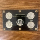 Kennedy Silver Proof Half Dollar 5 Coin Set in Capital Plastics Holder