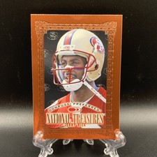 Donruss Preferred National Treasures #133 Jerry Rice 49ers NFL Football Card