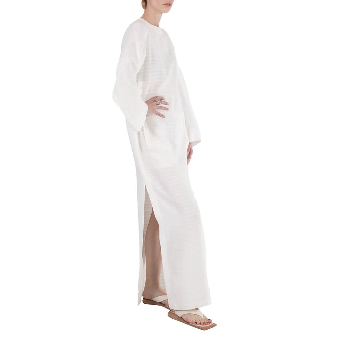 Maxi abito Saint Laurent manica lunga marca taglia 36 (taglia USA 2)