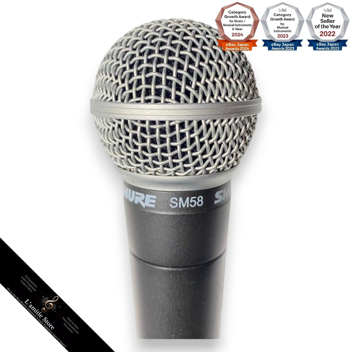 SHURE SM58-LCE SM58LCE LC Dynamic Wired Vocal Microphone No