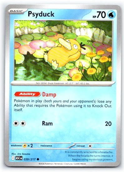 Psyduck 039/217 ~ English Near Mint