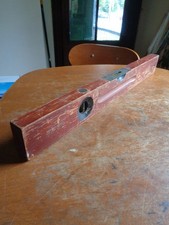 Vintage Stanley Genuine Cherry Wood 24โ Level No 0 MADE IN USA
