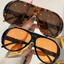 Oversized Sunglasses Women Fashion Luxury Big Frame One Piece Gradient Glasses R