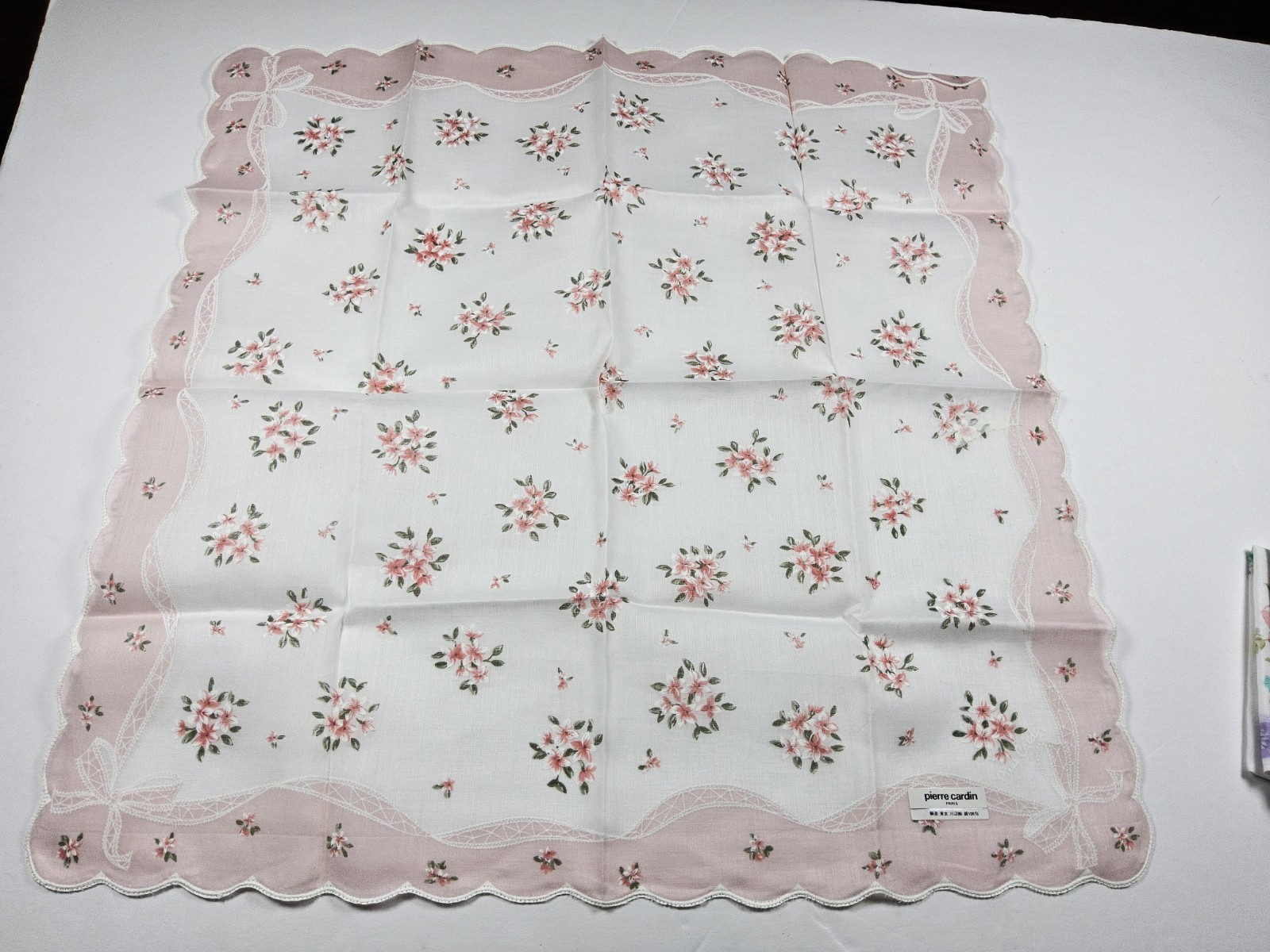 Pierre Cardin Lot Of 3 Handkerchief Neckerchief Bandana Scarf image 3