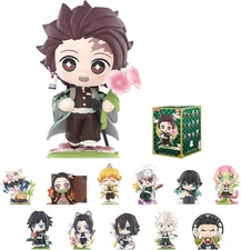 POP MART Demon Slayer Birth Flower Series Figures, Blind Box Figures, single box