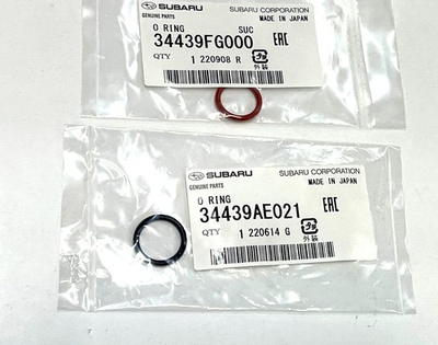 #ad #ad Subaru Genuine Power Steering Pump Rubber Inlet amp; Outlet O Ring Seals black $12.23