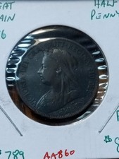 1896 Great Britain Half Penny KM#789