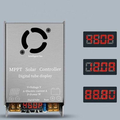MPPT Solar Boost Laderegler mit LED Display 12V 50V Eingangsspannung 450W