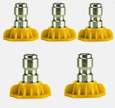 #ad Pressure Washer Quick Connect Nozzles 5 Pcs 1 4 Fit Most 14 Inch Units $12.38
