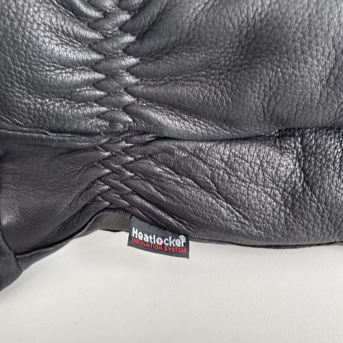 GKS Ganka Mitts Deerskin Detachable Fleece Heatlocker Liner Nylon Boa - Foto 4 di 11