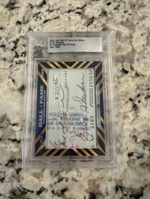 2018 Leaf Hall Of Fame Cut Auto Ernie Stautner NFL HOF Encased Cert Leaf SP