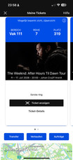 2x The Weeknd Tickets Amsterdam