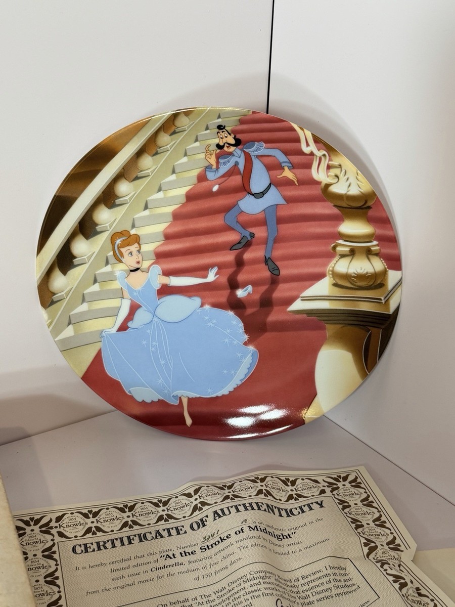 Knowles Disney Cinderella At The Stroke Of Midnight Collector
