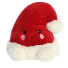 Aurora Festive Palm Pals Topper Santa Hat Stuffed Animal Pocket-Sized Fun