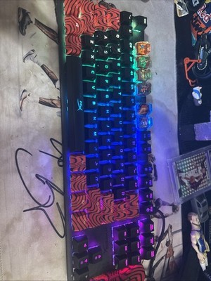 hyperX Alloy origins core keyboard with custom keys and comes with a Mouse