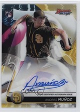 2020 Bowman's Best of 2020 Andres Munoz #B20-AMU Rookie Auto RC 1rp8
