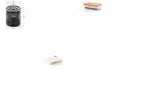 Inspektionspaket Filtersatz L MANN-FILTER Filtereinsatz Anschraubfilter M20x1.5