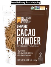 Organic Cacao Powder, 16 oz 454 g ....