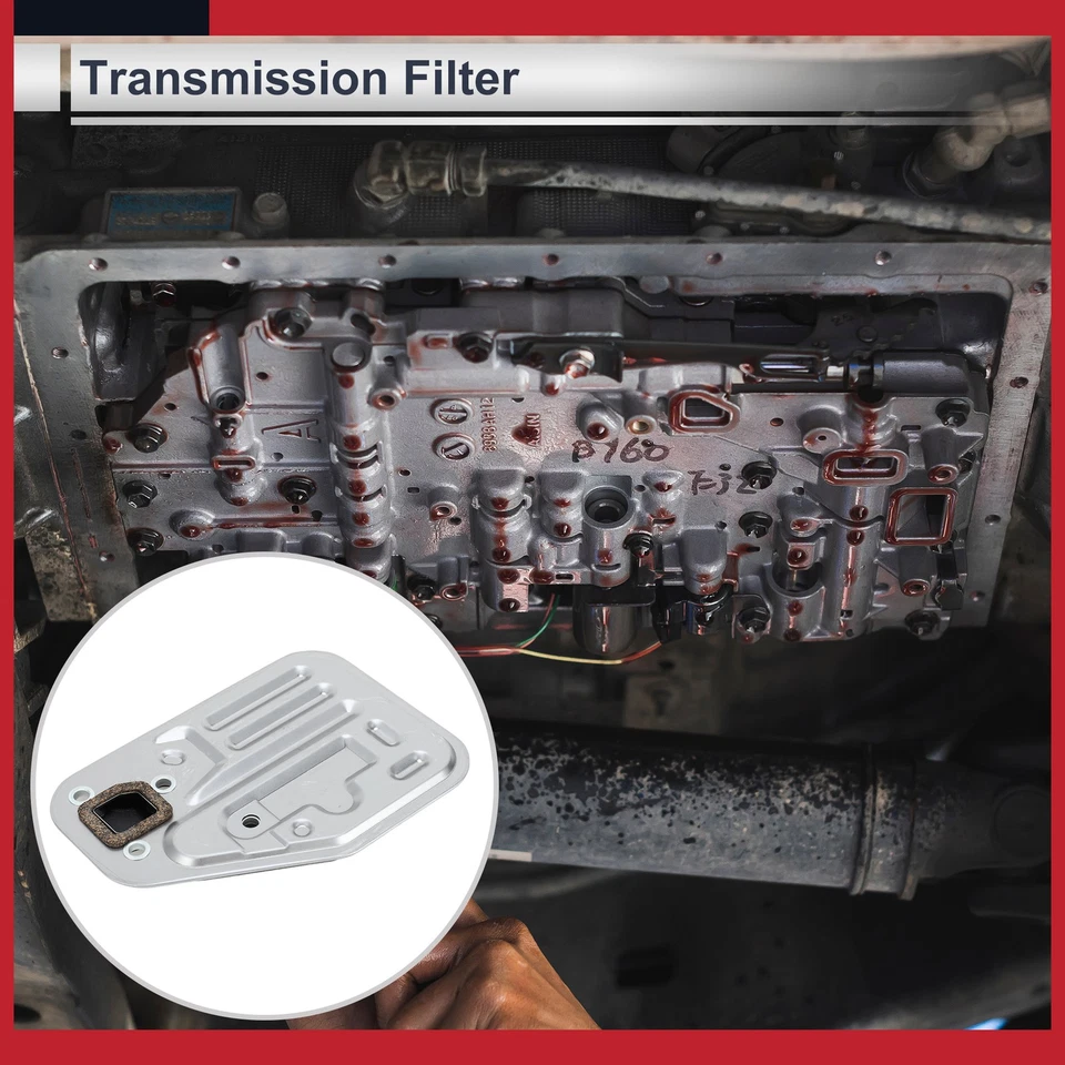 Pacote com 1 filtro de transmissão Mitsubishi Mirage 1996 KM175/KM176 nº MD737840 - Imagem 2 de 4