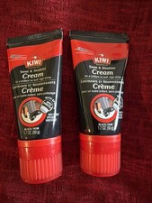 kiwi black shoe polish cream shine nourish Le...