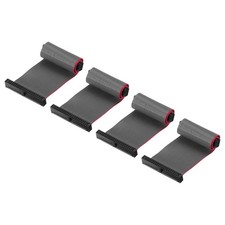 4 PCS IDC 40 Pin Flat Ribbon Cable 1.27mm Pitch FC Connector 10cm Grey Wire