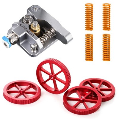 Official Creality 3D Printer Upgrade Kit with All Metal MK-8 Extruder, 4 PCS Red