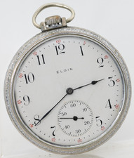 ELGIN GRADE 315, 12s 15j 15847017 POCKET WATCH FOR REPAIR FX 