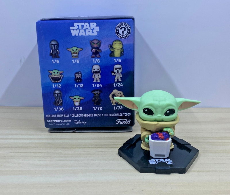 Funko Mystery Minis Star Wars: The Mandalorian and Grogu - Grogu w/Snacks 1/36