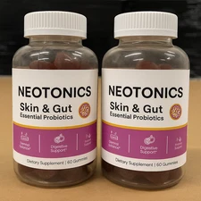 2 Pack - Neotonics Skin & Gut Health Gummies - Neotonics ACV Gummys