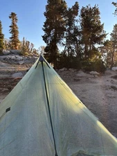 Mountain Laurel Designs SuperMid DCF Green Ultralight Tent+Bear Paw Insert+Pole