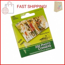 Pioneer PCR-1 Photo Corners Self Adhesive, Clear, 250-Pack,Multicolor