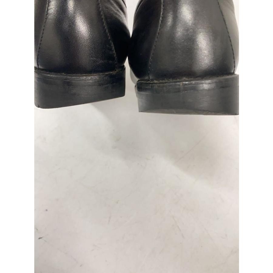 GUCCI Gold Hardware Leather Loafers Dress Shoes Size:37/JP:24 Black 141135K Auth thumbnail 6