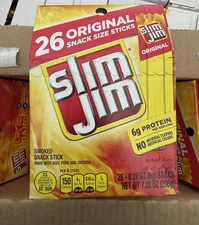 Slim Jim Original 26ct 5 cases (130 ct.) check BB!