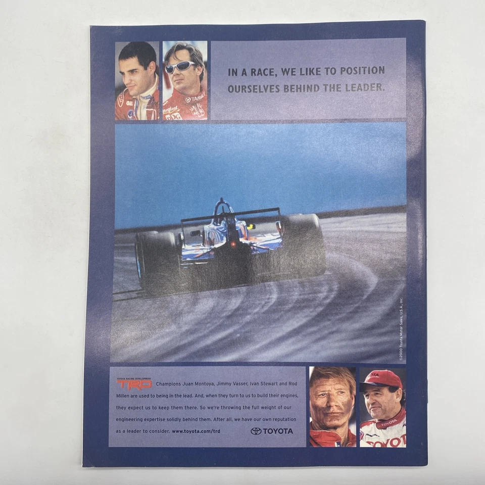 AutoWeek Magazine June 2000 Juan Pablo Montoya Indycar Indianapolis 500 - Image 2 of 4