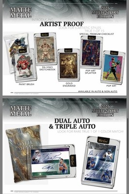 2026 Wild Card Matte Metal Multi-Sport Edition Factory Sealed